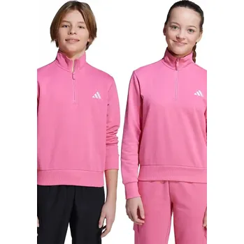 Chlapecká mikina Dětská mikina adidas růžová barva, hladká, JN2434 30X, vel. 164