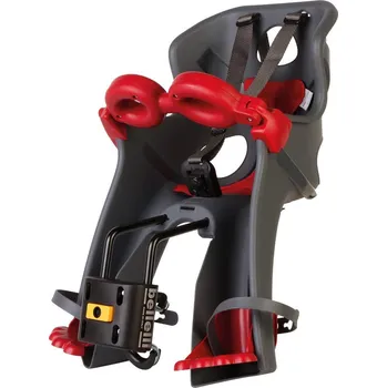 cyklosedačka BELLELLI FRECCIA Dětská sedačka na kolo B-FIX, šedá