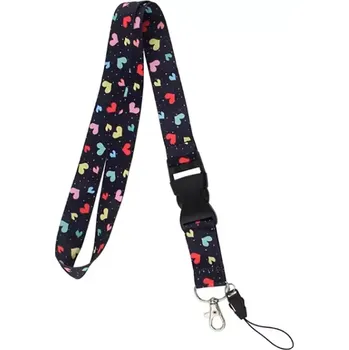 Unique Šňůrka na klíče s karabinkou Srdce&nbsp;