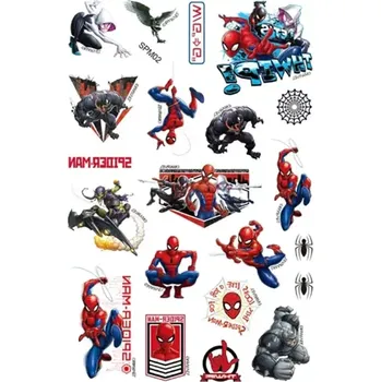 Odstranitelné tetování Dětské tetování Spiderman 14,9 x 9,5 cm OP882