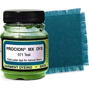Speciální výtvarná barva Barva Jacquard Procion MX na bavlnu odstín 071 Zelenomodrá