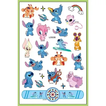 Odstranitelné tetování Tattoo World Tetování dočasné Lilo a Stitch 14,9 x 9,5 cm OP887