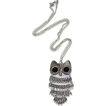 Náhrdelník Bijavera Dlouhý náhrdelník Sova retro / vintage styl OJ1445-92