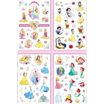 Tetování Tetovací obtisky Princezny 14,5 x 9,5 cm