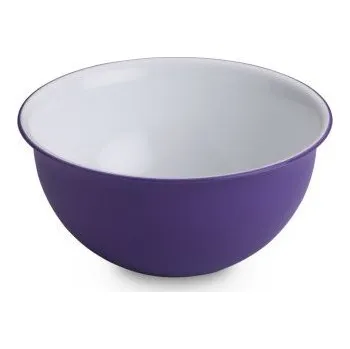 Miska plastová nerozbitná Omada 13cmxh0,5LT fialová