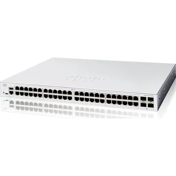 Switch Cisco Catalyst switch C1300-48T-4X (48xGbE,4xSFP+,fanless) - REFRESH C1300-48T-4X-RF