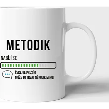 Hrnek metodik nabíjí se, čekejte prosím