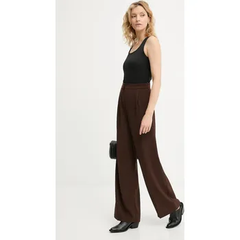 Dámské kalhoty Kalhoty Answear.LAB LF.31432.tos hnědá 88X, vel. L