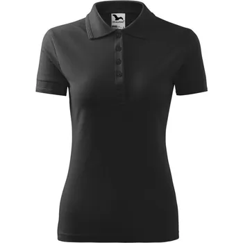 Dámské tričko Pique Polo polokošile dámská M antracitový melír