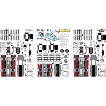 Vystřihovánky Tramvaj ČKD Tatra KT8D5N - Brno