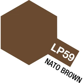 Modelářská barva Tamiya LP-59 NATO Brown/Hnědá NATO