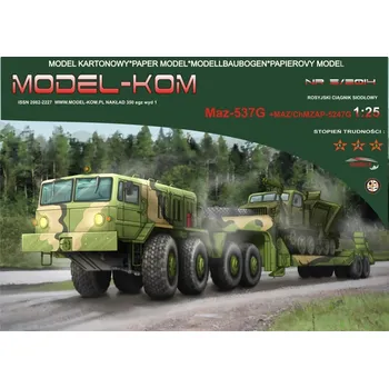 Plastikový model MAZ-537 + CHMZAP-5247g