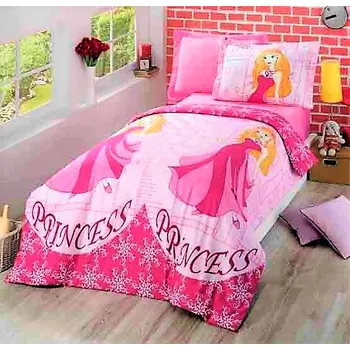 Povlečení BytoTex Dětské bavlněné povlečení - Little Princess, 140x200 cm 70x90 cm