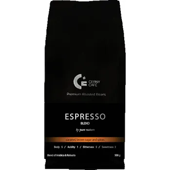 Káva Eurona ESPRESSO směs CC Cerny café 500 g (Dopřejte si šálek plný chutí, který Vás zahřeje!)