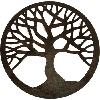 Obraz Dary dřeva Dekorace černá- strom