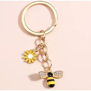 Fashion Jewelry Klíčenka Včelka a kvítek