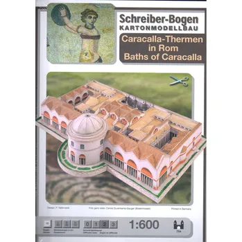 Plastikový model Caracallovy lázně