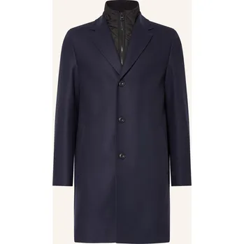 Hugo Pánský Vlněný Kabát Milogan S Krycí Légou, tmavě modrá, 48