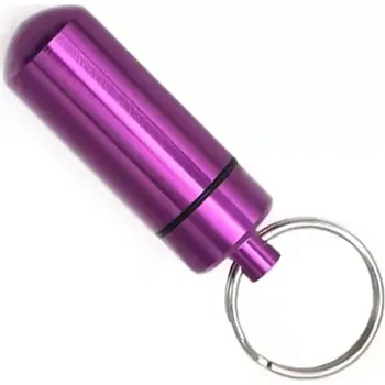 Klíčenka Kapsle na léky purpurová