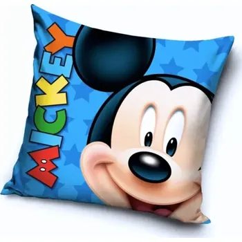 Povlak na dekorativní polštářek Carbotex Povlak na polštářek Mickey Mouse Smile 40x40cm