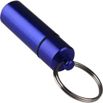 Klíčenka Kapsle na léky modrá