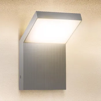 Venkovní osvětlení Brilagi - LED Venkovní nástěnné svítidlo RIANO LED/8W/230V stříbrná IP65