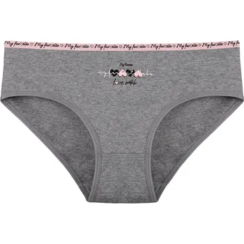 Kalhotky Donella Dámské kalhotky Jitřenka: šedá XXL