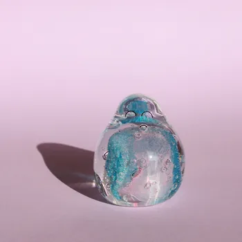 Studio Arhoj Skleněná figurka Crystal Blob Drop Dreamy
