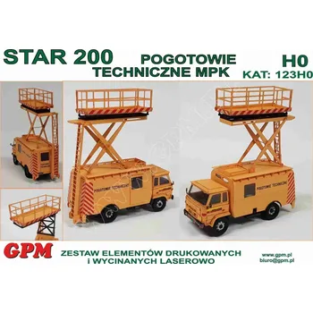 Plastikový model Star 200 - Technické služby