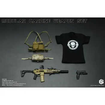 Doplněk k figurce Zbraň pro 1/6 figurky Modular Carbine Weapon Set - MCX Virtus Carbine (Sand)