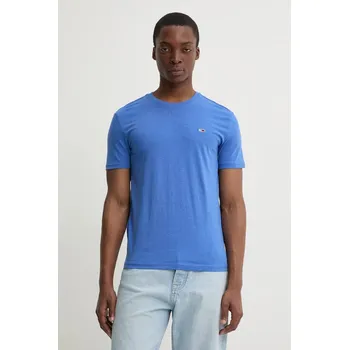 Tričko Tommy Jeans fialová barva, DM0DM20363 54X, vel. S