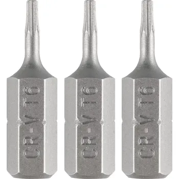 Bit Graphite Bity Torx T6 x 25 mm, 3 ks