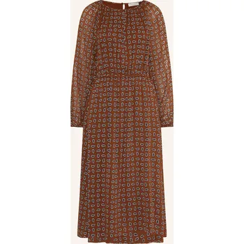 Dámské šaty Marc O'polo Dámské Šaty S 3/4 Rukávem, hnědá / tmavě hnědá /...