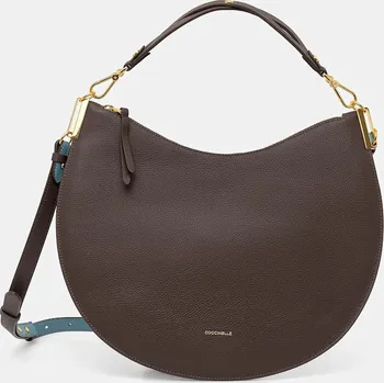 Kožená kabelka Coccinelle COCCINELLESUNUP E1.QKF.13.01.01 hnědá 98X, vel. ONE SIZE