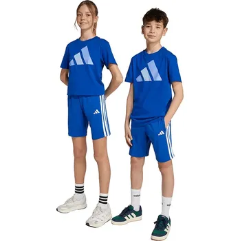 Chlapecké kraťasy Dětské bavlněné šortky adidas JY5017 modrá 57X, vel. 176