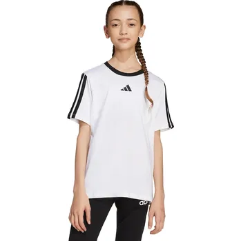 Chlapecké tričko Dětské bavlněné tričko adidas JW8628 bílá 00X, vel. 140