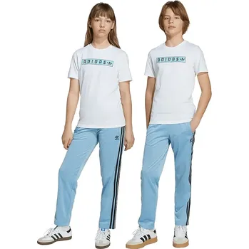 Dětská móda Dětské tepláky adidas Originals JV8592 modrá 50X, vel. 128