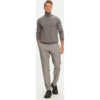 Pánský svetr Hugo Rolák San Thomas-M 50474174 Šedá Slim Fit XXL