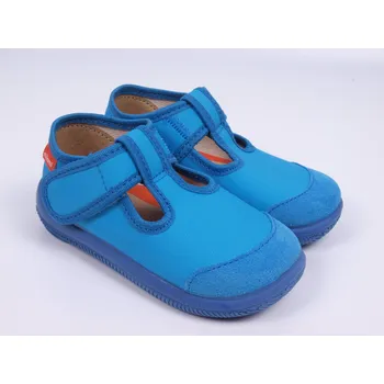 Chlapecká obuv Bačkůrky botičky MILAMI 226-06A jasně modré jednobarevné lehké flexibilní velikost: 26