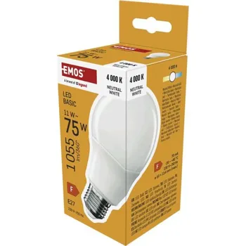 Žárovka EMOS LED žárovka Basic A60 / E27 / 11W (75 W) / 1055 lm / Ne