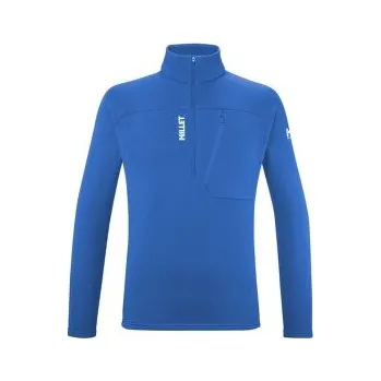 Pánská mikina Millet SENECA FLEECE POLLOVER ZIP MEN ICON BLUE modrá M