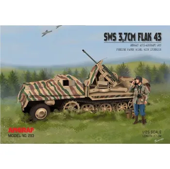 Plastikový model SWS 3,7cm FLAK 43