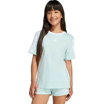 Dětské bavlněné tričko adidas JW8632 tyrkysová 06X, vel. 140