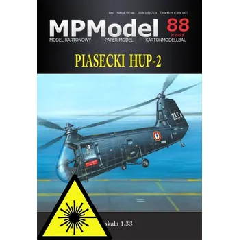 Papírový model Piasecki HUP-2 - plastová kola
