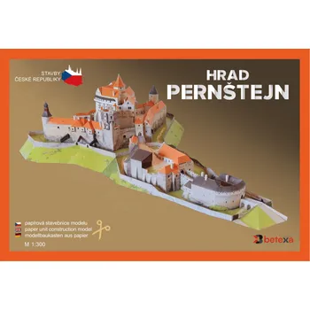 Papírový model Hrad Pernštejn - Laserové doplňky - detaily, zábradlí