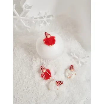 Vánoční ozdoba Sinsay - Sada 4 vánočních ozdob na stromeček ve tvaru panenek - červená - 324CB-33X - 324CB-33X-ONE-1