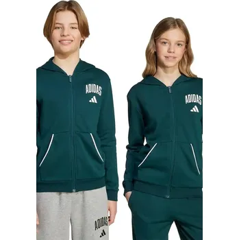 Dětská móda Dětská mikina adidas JW2389 zelená 79X, vel. 176