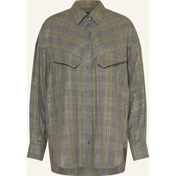 Dámská halenka Boss Dámská Košilová Halenka Bostaffa S Třpytivou Přízí, šedá...