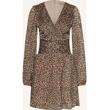 Dámské šaty Guess Dámské Šaty Romina, béžová / černá / světle hnědá, 42