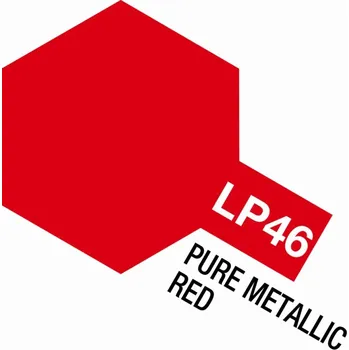 Modelářská barva Tamiya LP-46 Pure Metalic Red/červená